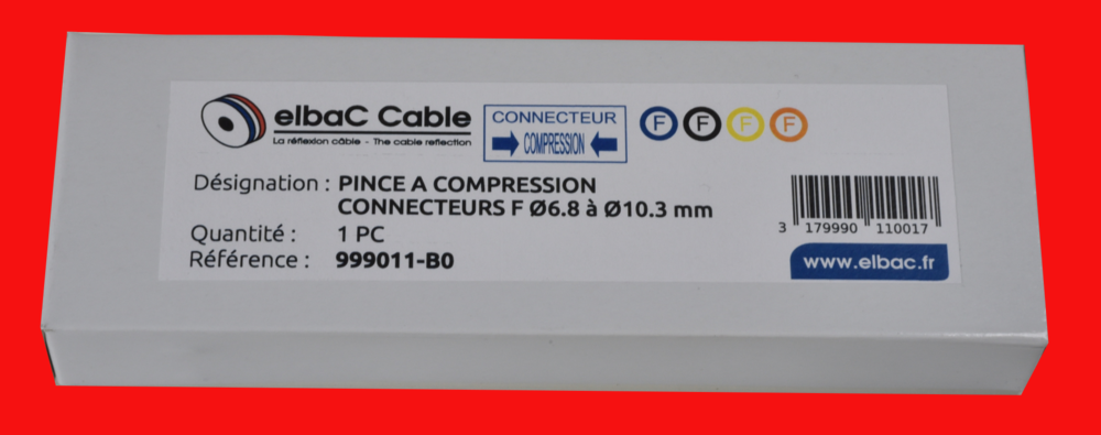 Image du produit PINCE A COMPRESSION F 6.8/10.3mm Boite 1 PC