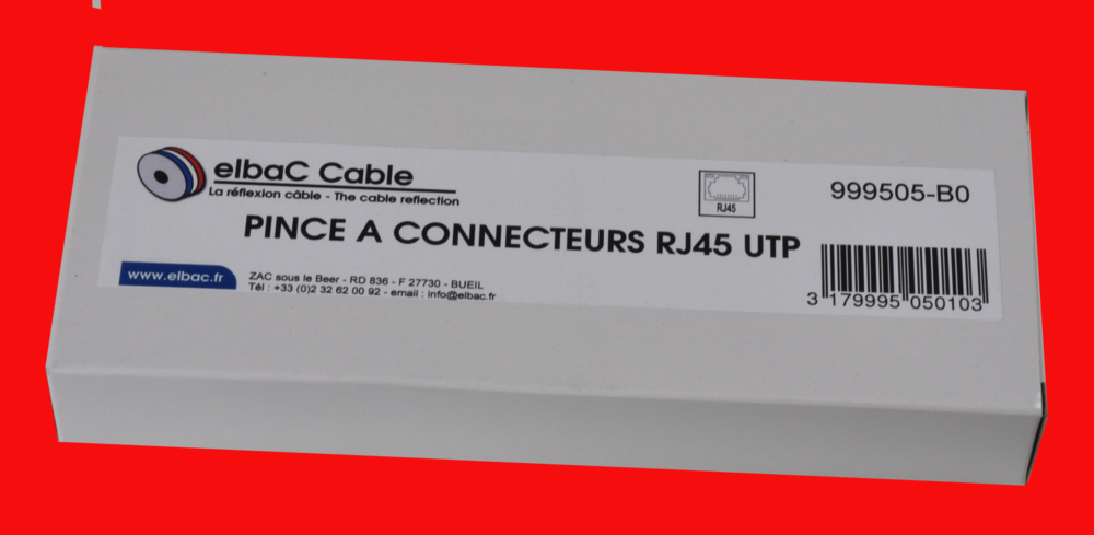 Image du produit PINCE A CONNECTEURS RJ45 UTP Boite 1 PC