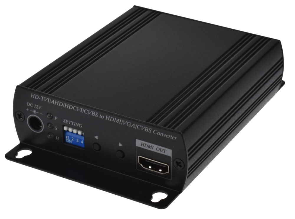 Image du produit CONVERTISSEUR PAL/AHD/CVI/TVI > VGA/HDMI/(PAL ou Looping) -