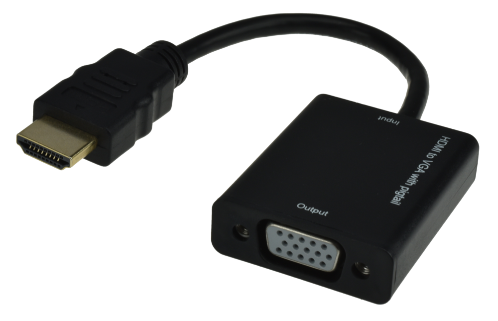 Image du produit CORDON CONVERT HDMI>VGA - SX-HV02 Boite 1 PC