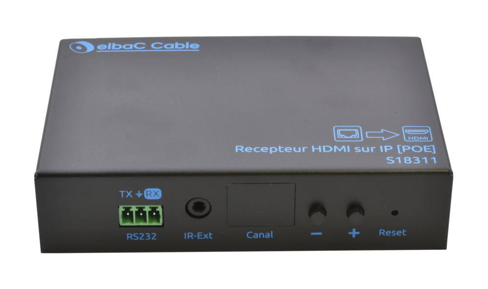 Image du produit RECEPTEUR DEPORT HDMI SUR IP POE Boite 1 PC