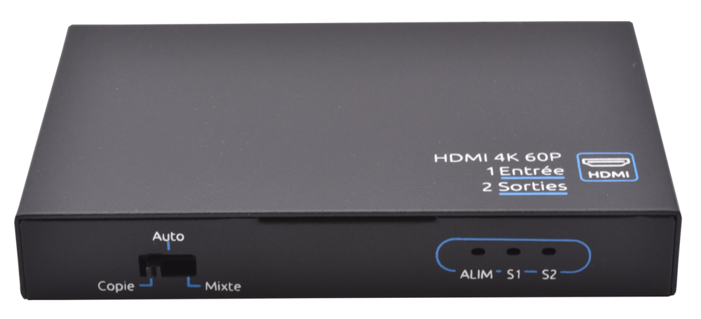 Image du produit DISTRIBUTEUR HDMI 2.0 1E/2S Boite 1 PC