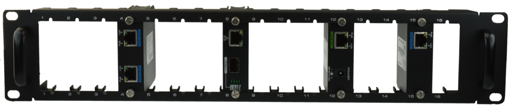 Image du produit PANNEAU 19P 2U - 16 MODULES B1 Boite 1 PC