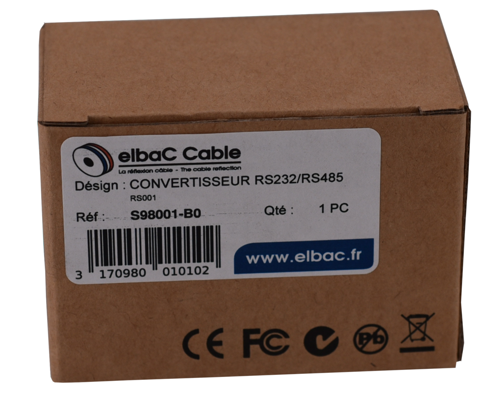 Image du produit CONVERTISSEUR RS232/RS485 - RS001 Boite 1 PC