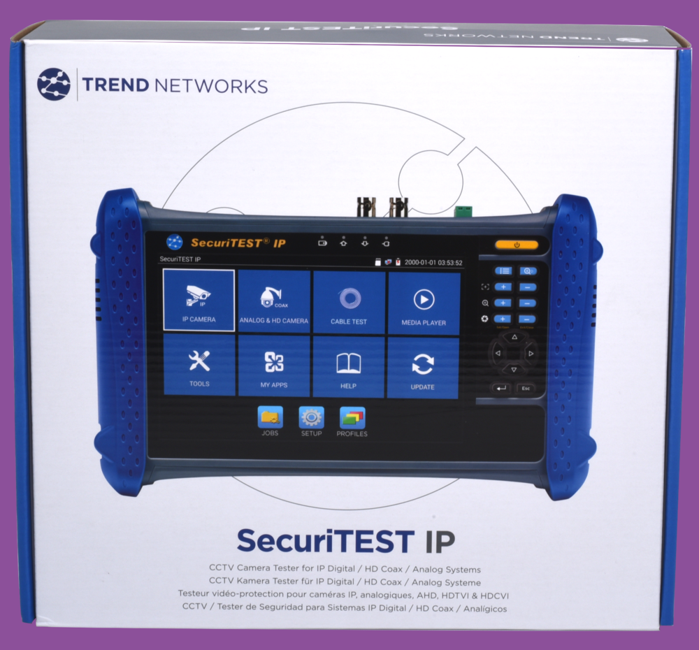 Image du produit TESTEUR VIDEO IP&ANALOGIQUE + rapport PDF Boite 1 PC