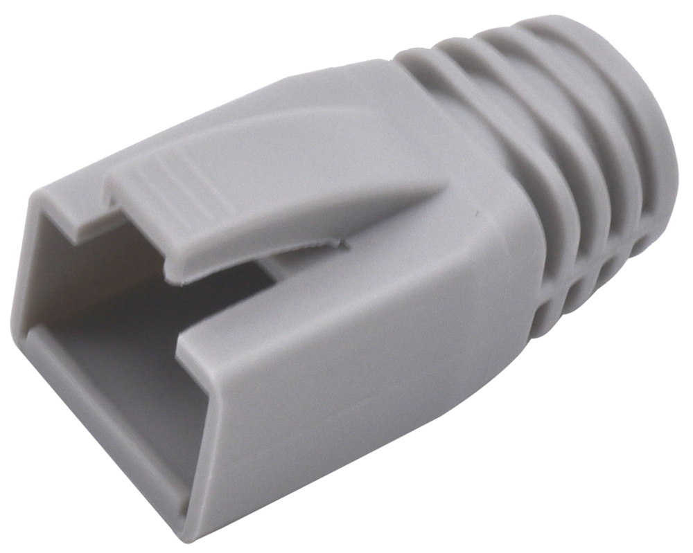 Image du produit MANCHON GRIS RJ45 FTP CAT6A CABLE DIAM 8 Boite 50 PC