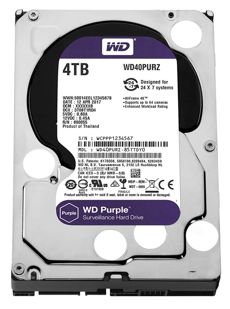 Image du produit DISQUE DUR VIDEO 4TO Boite 1 PC