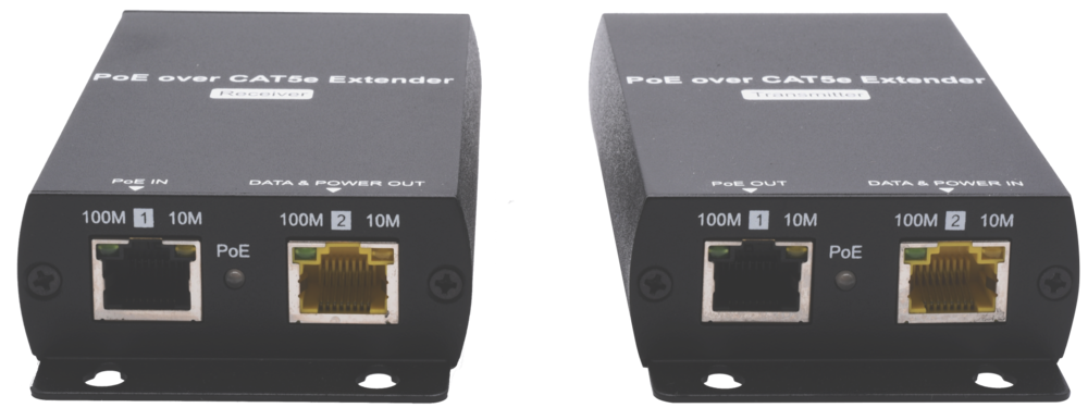 Image du produit DEPORT IP POE SUR RJ45 800m - IP09P Boite 1 KIT