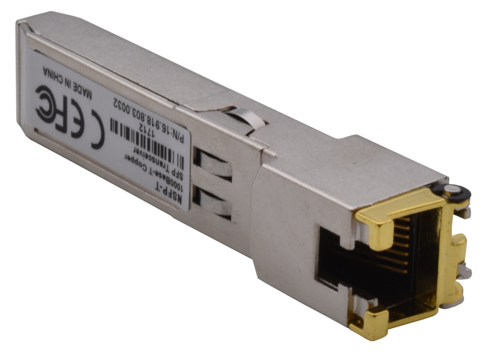 Image du produit MODULE SFP CUIVRE 1Gbps Boite 1 PC