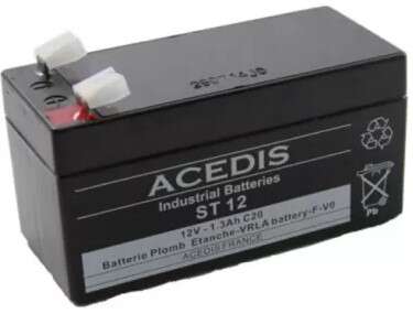 Image du produit BATTERIE ETANCHE 12 V 13 AH BA C NOIR ABS