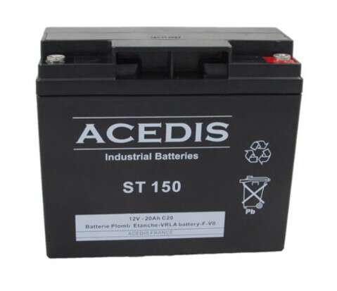 Image du produit BATTERIE ETANCHE 12 V 18 AH BA C NOIR ABS