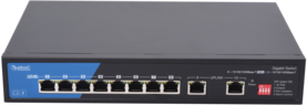 Image du produit SWITCH 120W - 8×1Gbps/POE+ & 2×1Gbps Boite 1 PC