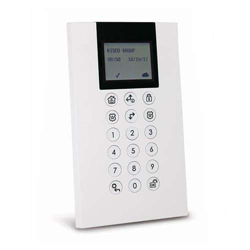 Image du produit Clavier LCD sans fil Panda&trade; blanc pour LightSYS+&trade;, lecteur de proximit&eacute; 13,56 MHz, compatible LightSYS Air