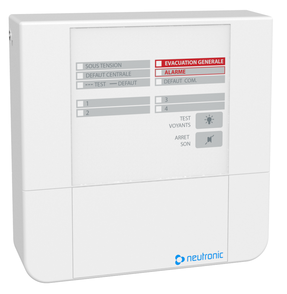 Image du produit Type 4 filaire-Tableau de report avec batterie pour TT44B-G2