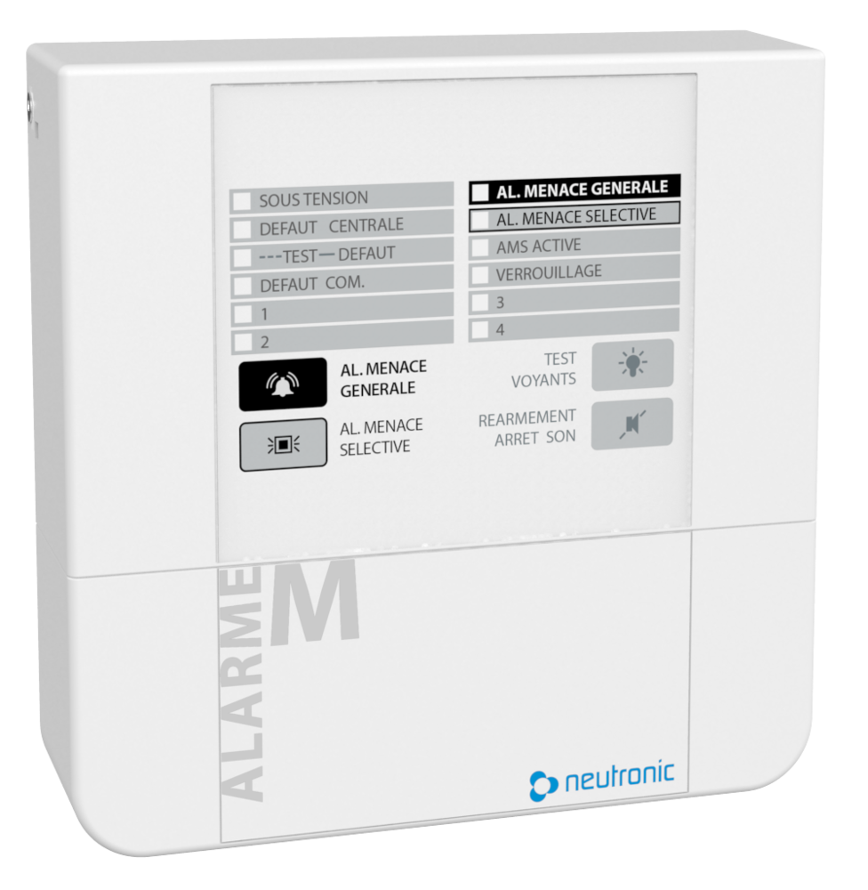 Image du produit Alarme Menace-Tableau de report avec batterie pour TT54B-G2