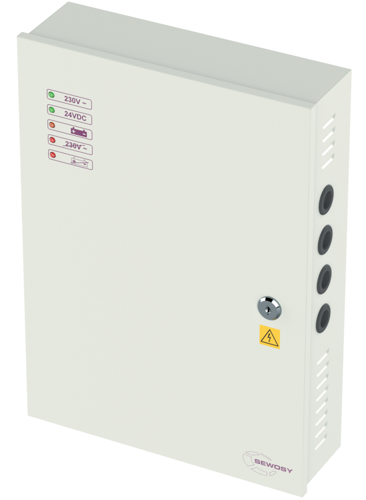 Image du produit Alimentation à découpage 24VDC 5 A (emplacement 2 accus 7Ah)