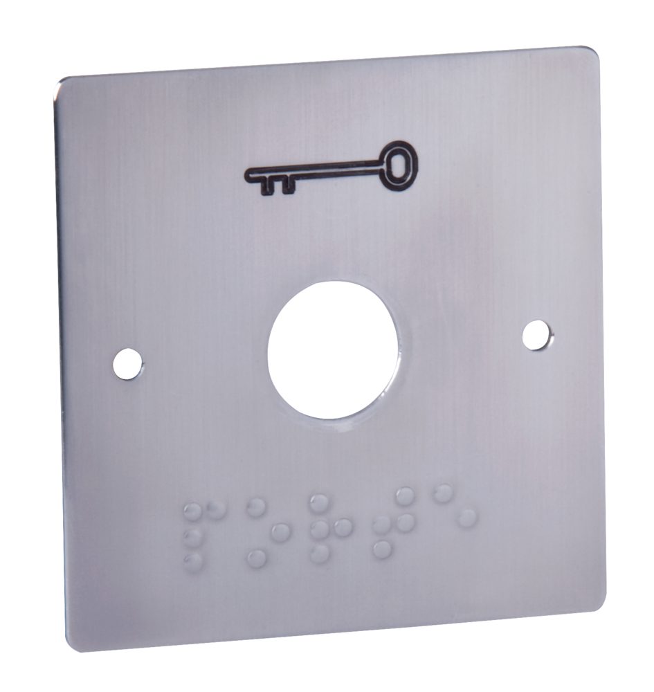 Image du produit Plaque INOX marquage braille pour série PB19