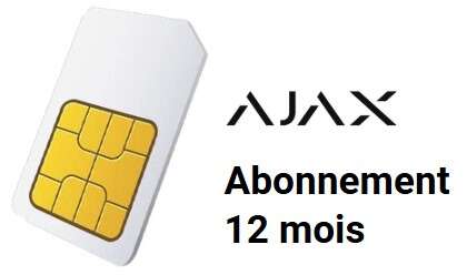 Image du produit AJAX ABONNEMENT ILLIMITE SIM 1 AN
