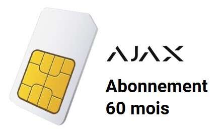 Image du produit AJAX ABONNEMENT ILLIMITE SIM 5 ANS