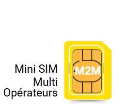 Image du produit Carte format MINI SIM - Multi Op&eacute;rateurs 20min ou 50sms ou 20Mo 1 mois de forfait inclus