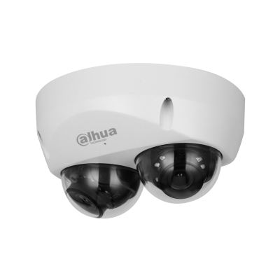 Image du produit Cam&eacute;ra IP D&ocirc;me Anti-Vandale 2&times;4MP Dual-Directional No-Splicing WizMind IR 30m I/O 2/2 IP67 IK10 POE Focale Fixe HD