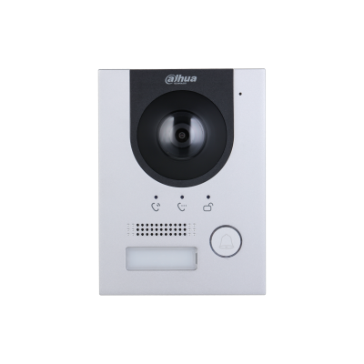 Image du produit Platine Ext&eacute;rieure Vid&eacute;o Villa IP 2 Fils-Cam&eacute;ra Fisheye 2 MP IK07 IP65-Audio Bidirectionnel-POE