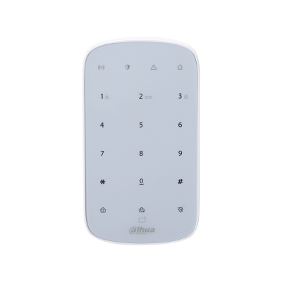 Image du produit Clavier tactile sans fil 868 MHz avec lecteur badge, armement/d&eacute;sarmement et gestion alarmes