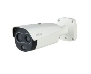 Image du produit Cam&eacute;ra IP Bullet Thermique Hybride 2MP IP67 Focale Fixe D&eacute;tection Incendie et Alarme