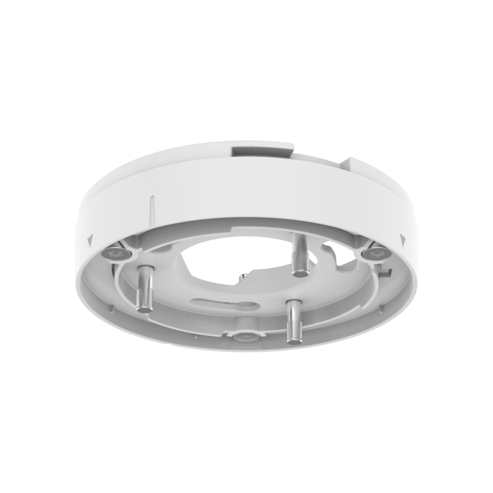 Image du produit Support de Montage sur Poteau Blanc 125 x 27.7mm Pack de 3