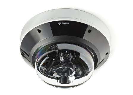Image du produit Cam&eacute;ra multicapteurs 4 x 5MP, zoom/mise au point motoris&eacute;s, 30&nbsp;ips, IVA, H.265, IK10, IP66, LED IR