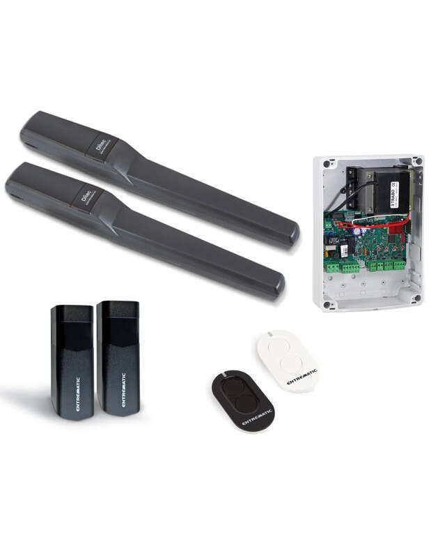 Image du produit Kit simplifi&eacute; PWR25 pour portail &agrave; battant jusqu'&agrave; 5 m (2,5 m + 2,5 m).