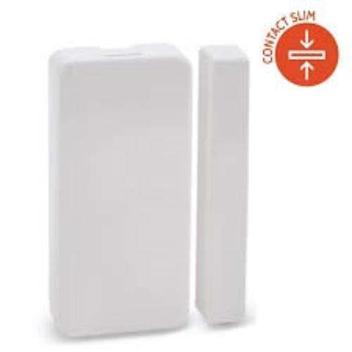 Image du produit Contact magn&eacute;tique Slim sans fil bidirectionnel blanc, format compact 65,5 x 30,5 x 10,5 mm