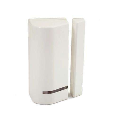 Image du produit Contact magn&eacute;tique sans fil bidirectionnel blanc avec double transmetteur universel, 2 canaux, autoprotection