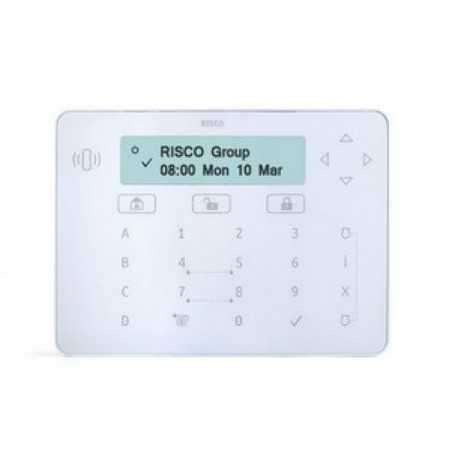 Image du produit Clavier Elegant Blanc - Avec lecteur de proximit&eacute; 13,56 MHz. Livr&eacute; sans tags