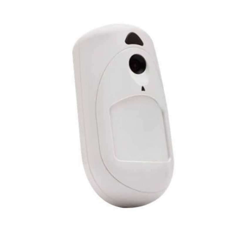 Image du produit D&eacute;tecteur eyeWAVE&trade; IRP PET sans fil bidirectionnel blanc, immunit&eacute; animaux 36 kg, couverture 12 x 12 m, 2 piles CR123A