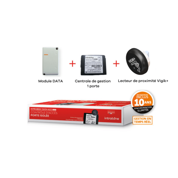 Image du produit Intrabox Data Eco Vigik&reg; : 1 lecteur de proximit&eacute; Vigik&reg; (04-0104) + 1 centrale de gestion Vigik&reg; 1 porte et/ou 200 noms