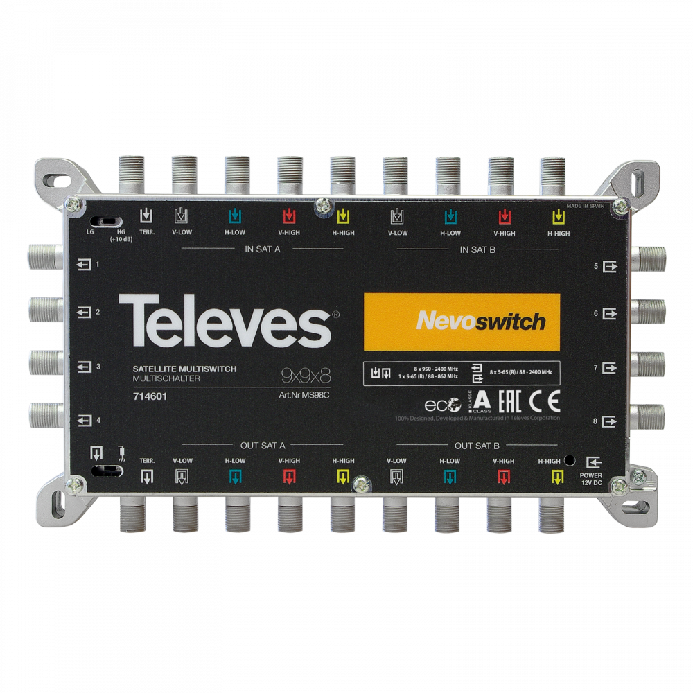 Image du produit NevoSwitch 9 entr. - 8 sort.