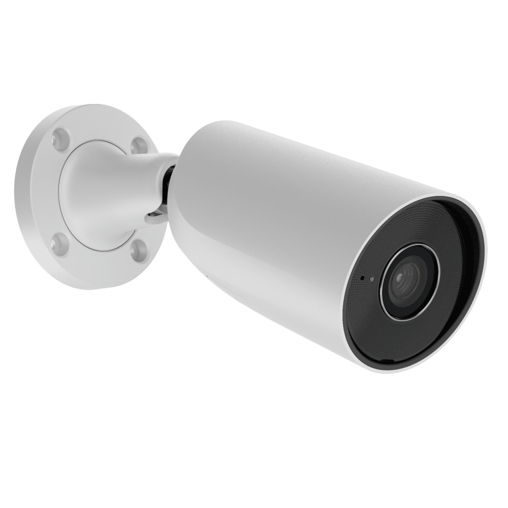 Image du produit Cam&eacute;ra Bullet IP 5Mp/2.8mm filaire avec IA et angle de 110&deg;, IR, TrueWDR, micro et PoE/12V-Interieur/Exterieur Blanc