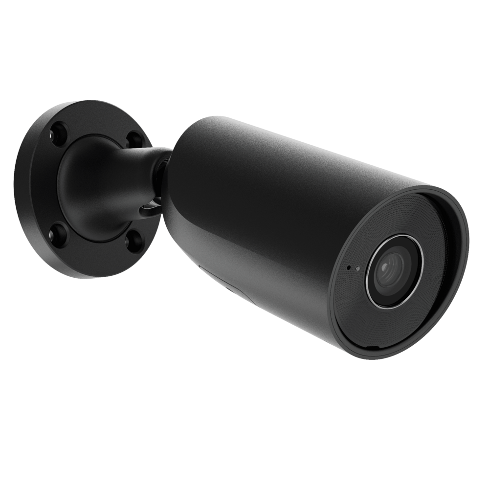 Image du produit Cam&eacute;ra Bullet IP 8Mp/2.8mm filaire avec IA et angle de 110&deg;, IR, TrueWDR, micro et PoE/12V-Interieur/Exterieur Noir
