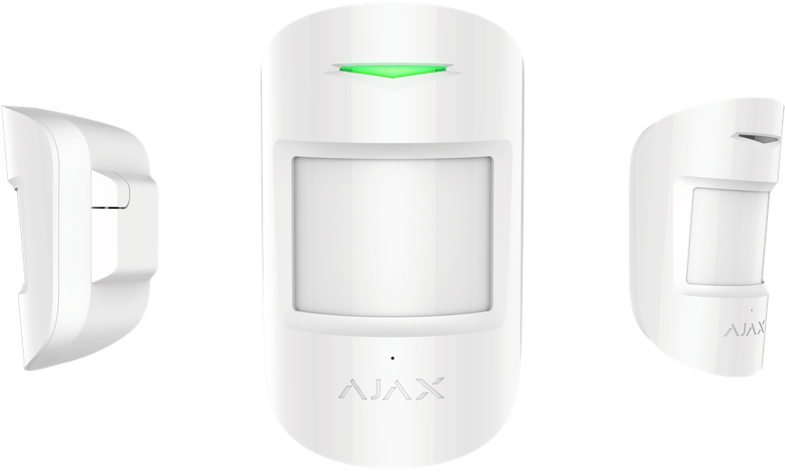 Image du produit D&eacute;tecteur IR sans fil de mouvement et de bris de glace avec micro Blanc