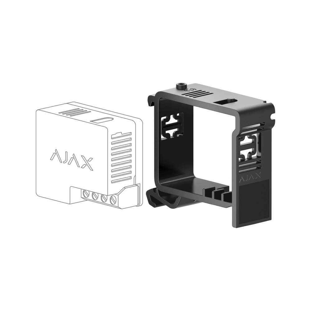 Image du produit Support de fixation pour Relay ou WallSwitch sur rail DIN Noir