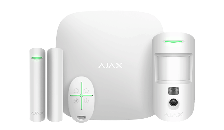 Image du produit Kit avec Hub 2 Plus, MotionCam, DoorProtect et SpaceControl Blanc