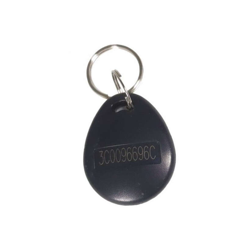 Image du produit Badge passif de proximit&eacute; EM format NISO JETON porte cl&eacute; noir, pour lecteur 125KHz