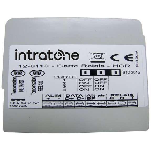 Image du produit Carte 1 relais suppl&eacute;mentaire pour centrale de gestion 1 porte et/ou 200 noms (03-0102)