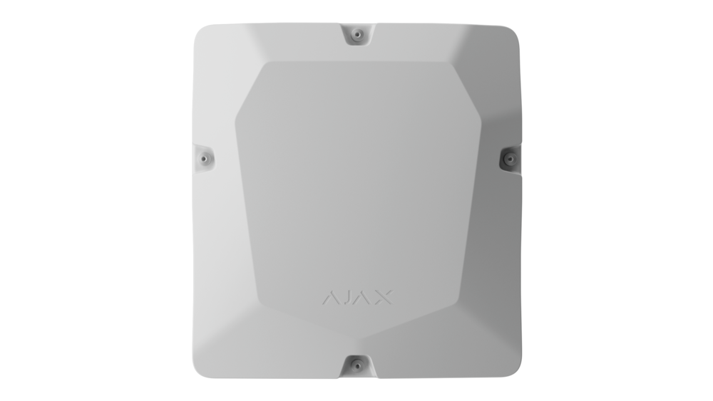 Image du produit Bo&icirc;tier pour un maximum de huit modules Ajax et deux batteries de 18 Ah Blanc