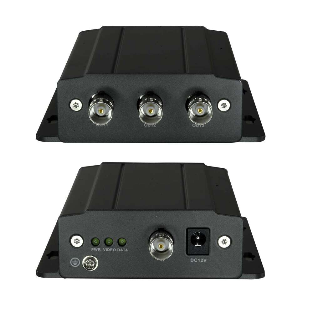 Image du produit Distributeur Vid&eacute;o HDCVI 1 Entr&eacute;e-3 Sorties BNC Alimentation DC 12 V