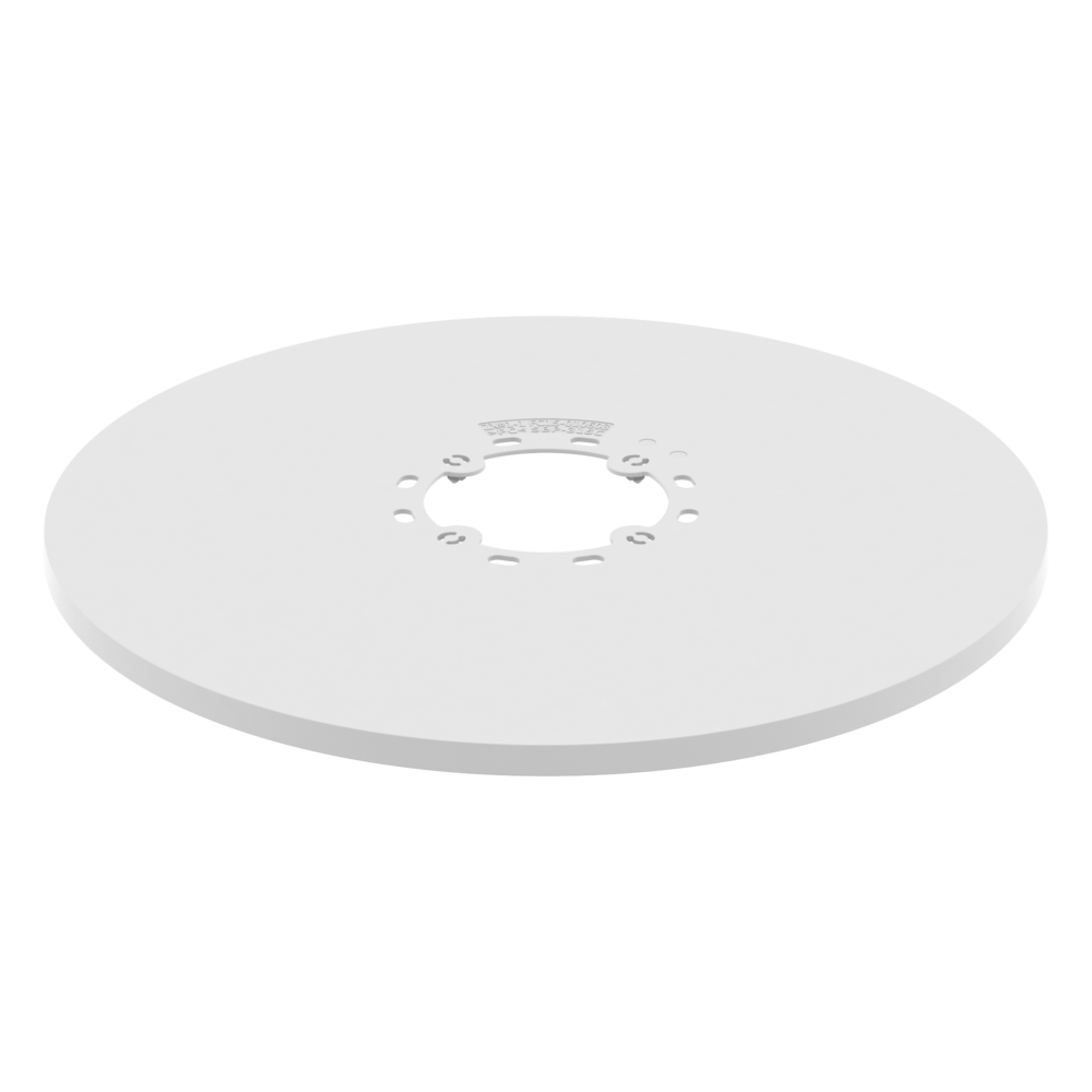 Image du produit Accessoire de Montage Blanc &oslash;326x10mm Polycarbonate (Pack de 5)