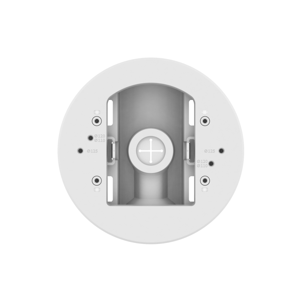 Image du produit Support de Montage sur Poteau Blanc 147.1 x 50.5mm