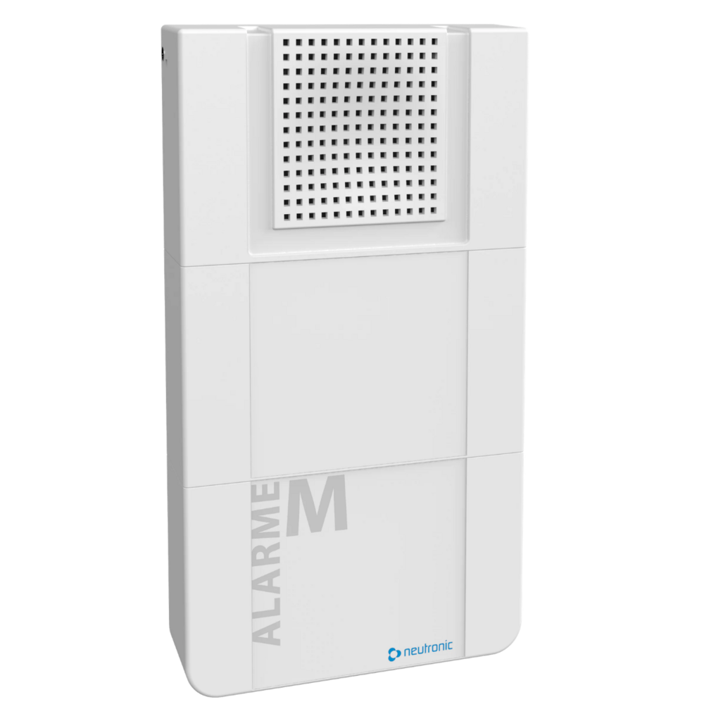 Image du produit Diffuseur sonore avec messages pr&eacute;-enregistr&eacute;s &agrave; piles radio Alarme Menace