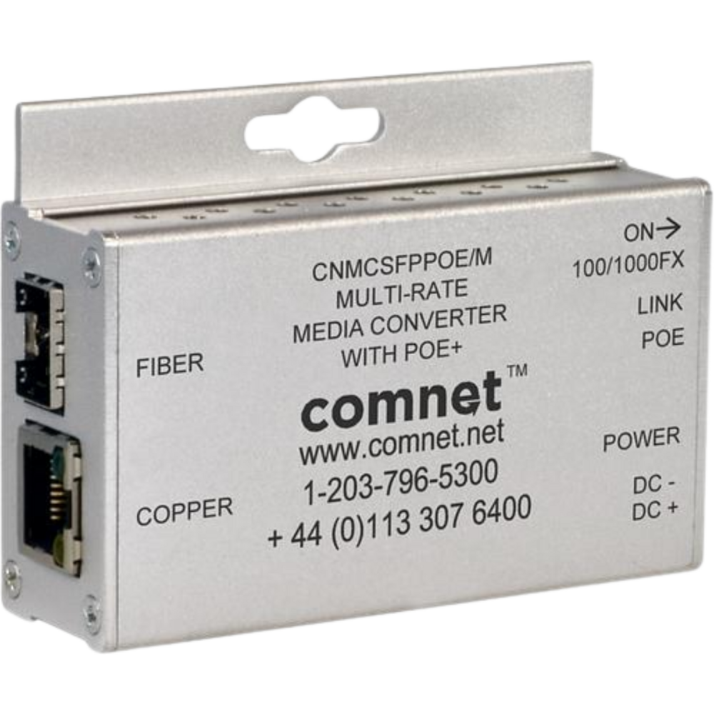 Image du produit 100/1000FX MULTIRATE MC 30W POE MINI SFP